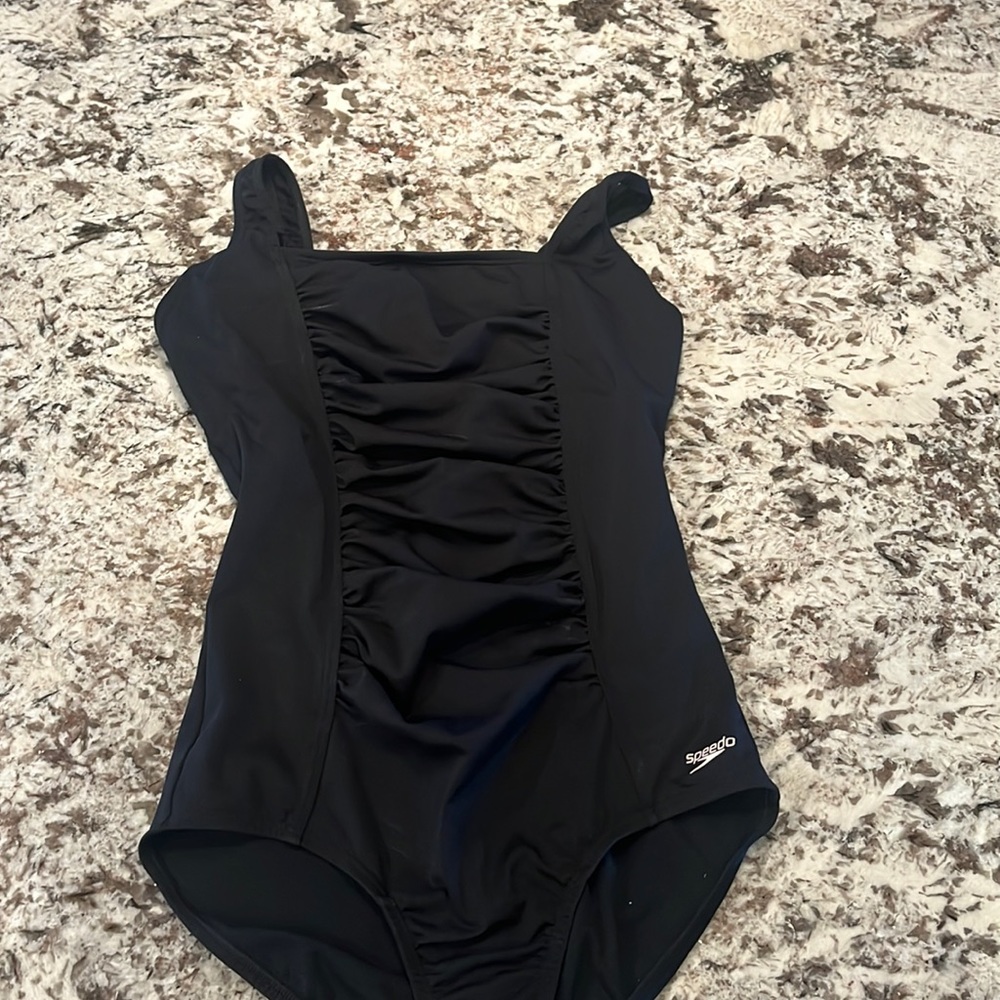 Black Speedo swimsuit